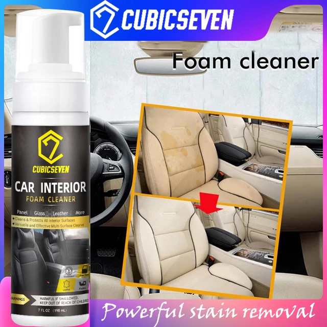 Car Care Multifunctional Foam Cleaner Car Interior Decontamination Leather  Seat Cleaner Leather Plastic Cleaning Supplies - AliExpress