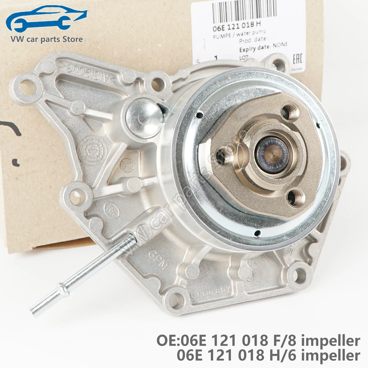

Водяной насос охлаждения двигателя для VW Touareg AUDI A4 A5 A6 A8 Q5 06E121018K 06E121018N 06E121018F 06E121016Q