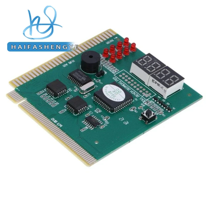 AK PCI & ISA Motherboard Tester Diagnostics Display 4-Digit PC Computer Mother Board Debug Post Card Analyzer printed circuit board