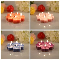 9Pcs Scented Wax Candle Decoration 2024 Christmas Heart-Shaped Fragrance Candles Valentine Proposal Birthday Home Aromatic Decor 3