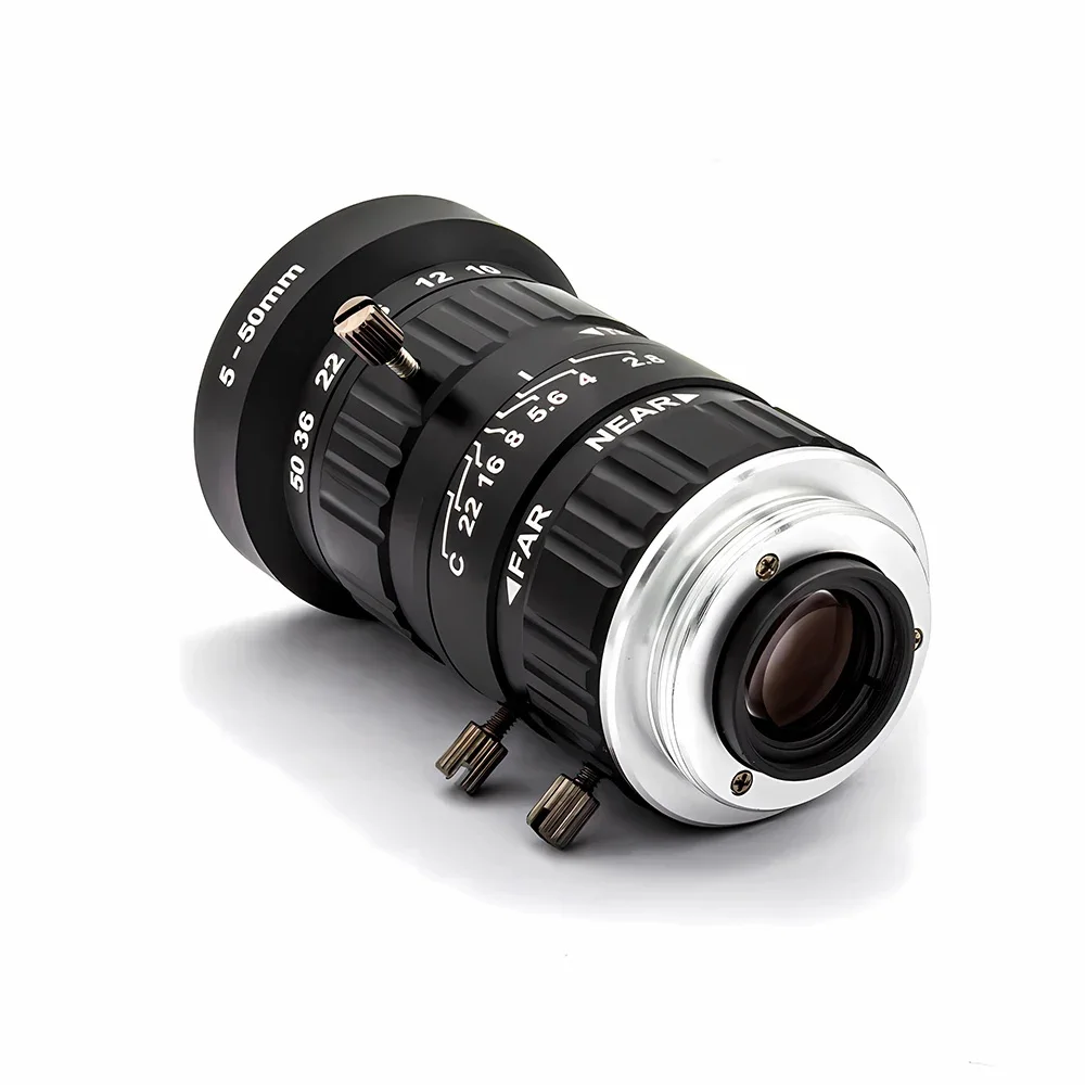 C/CS Mount Lens 12MP 5-50mm F2.8 1/1.8' Wide Angle High Definition for Surveilla