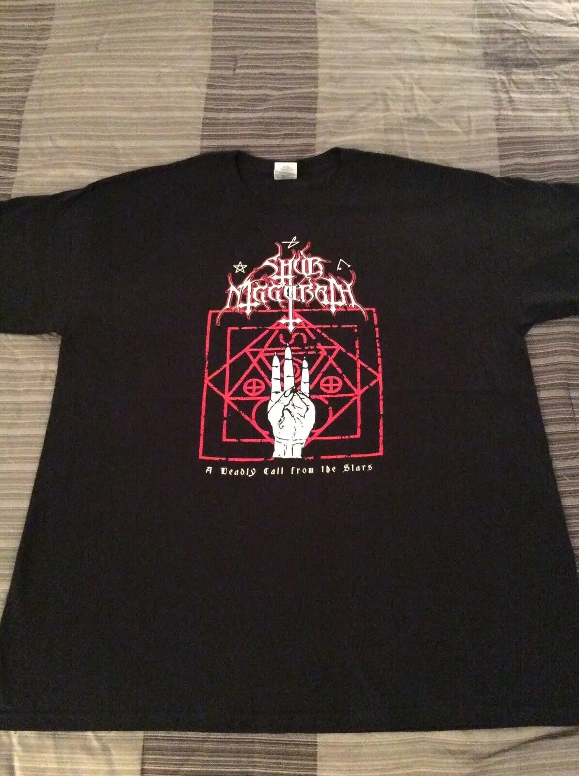 Шуб найггер, смертельный вызов от .. Рубашка XL, The Chasm, Azarath, Urgehal, Ulver