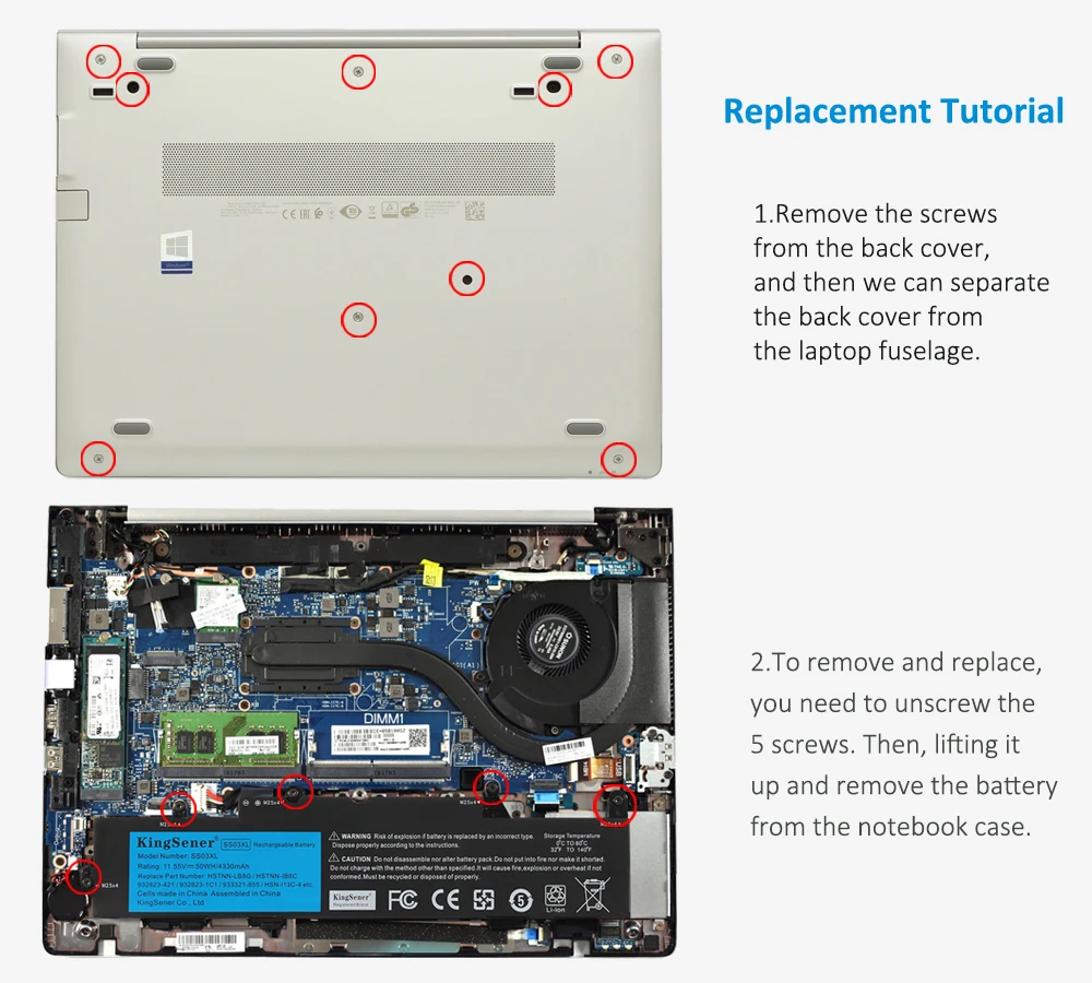 Bateria zbook 14u g5