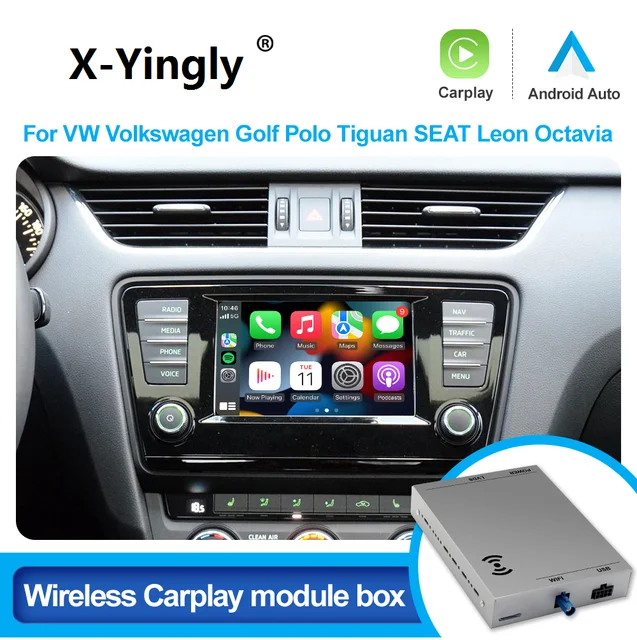 Wireless Carplay For VW Volkswagen Passat B8 Golf Polo Tiguan SEAT
