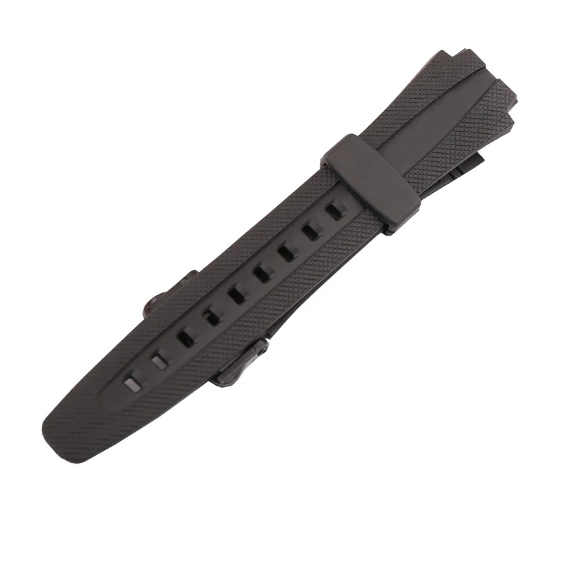 Watch accessories for CASIO AQ-163W-1 AQ-160 Sports silicone waterproof watchband needle buckle unisex