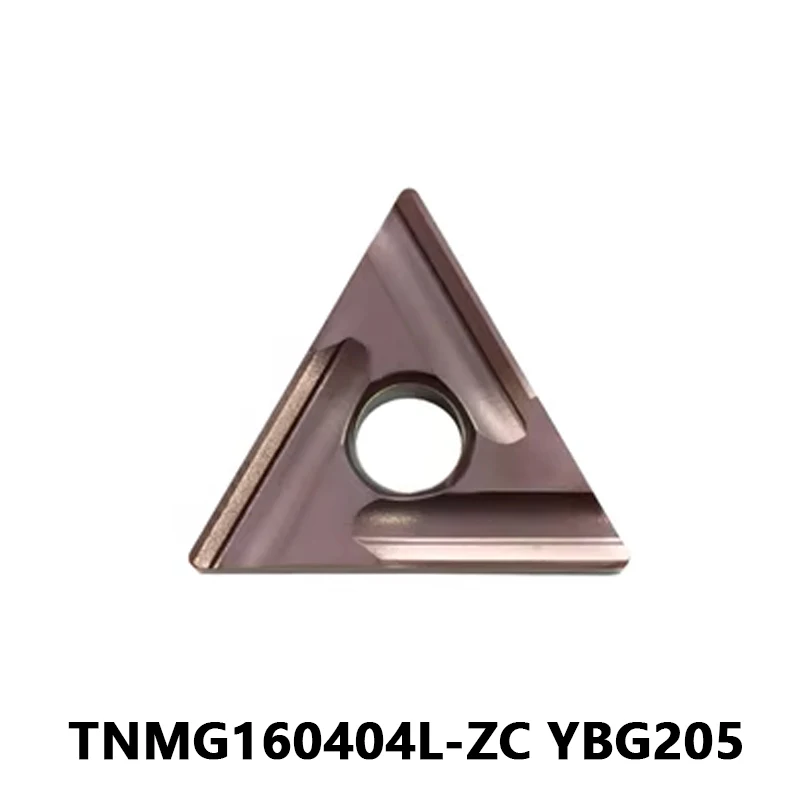 

TNMG160404L-ZC YBG205 TNMG160404L ZC TNMG Original Carbide Inserts Lathe Turning Blades External Turning Tool TNMG Metal Cutting