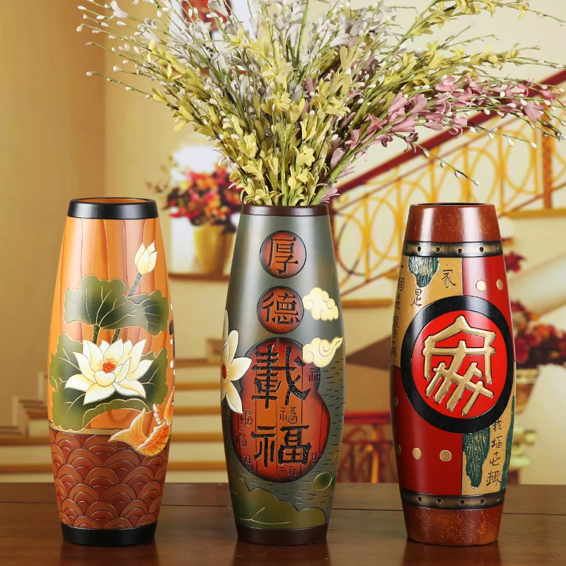 Bogu frame ornament, vase for wine cabinet, home jewelry, Chinese creative living room TV cabinet decoration, wedding gift