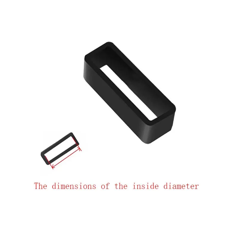 10-Pack Silicone Watch Strap Loops - Durable Circulating Accessory Rings
