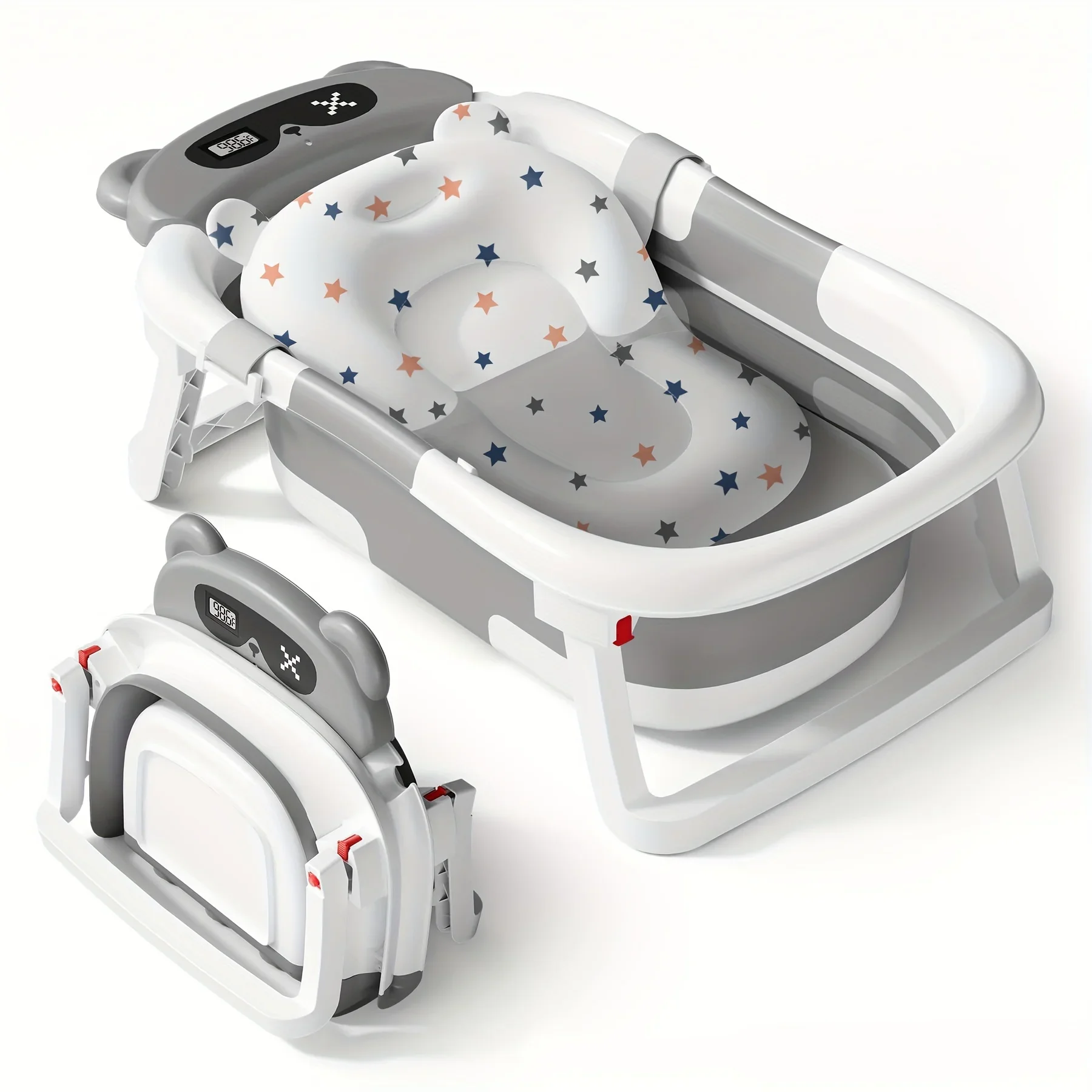 Portable Foldable Baby Bathtub with Soft Cushion