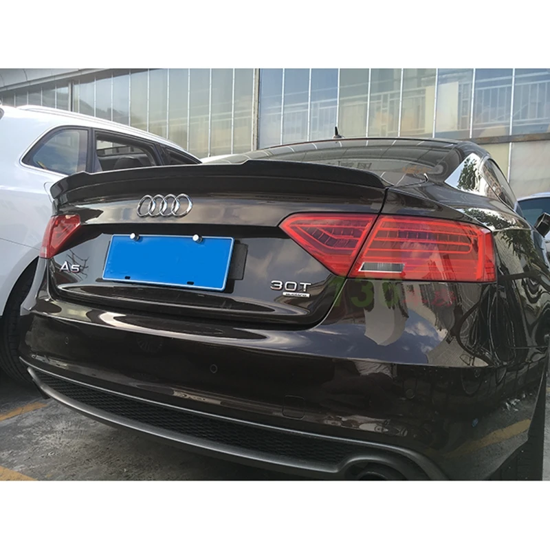

V style A5 Carbon Fiber Rear Trunk spoiler wing for Audi A5 4Door 2009-2016
