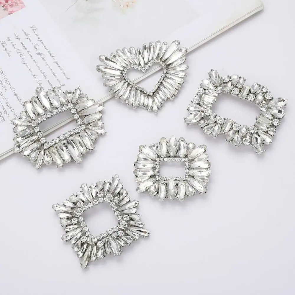 1PC Shoe Clip Wedding Shoes High Heel Women Bride Decoration Rhinestone Shiny Decorative Clips Butterfly Charm Buckle