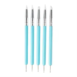 5PCS Silicone Sculpting Tools for Clay and Nail Art - Perfect for DIY Carving and Modeling (5pcs - Style C)