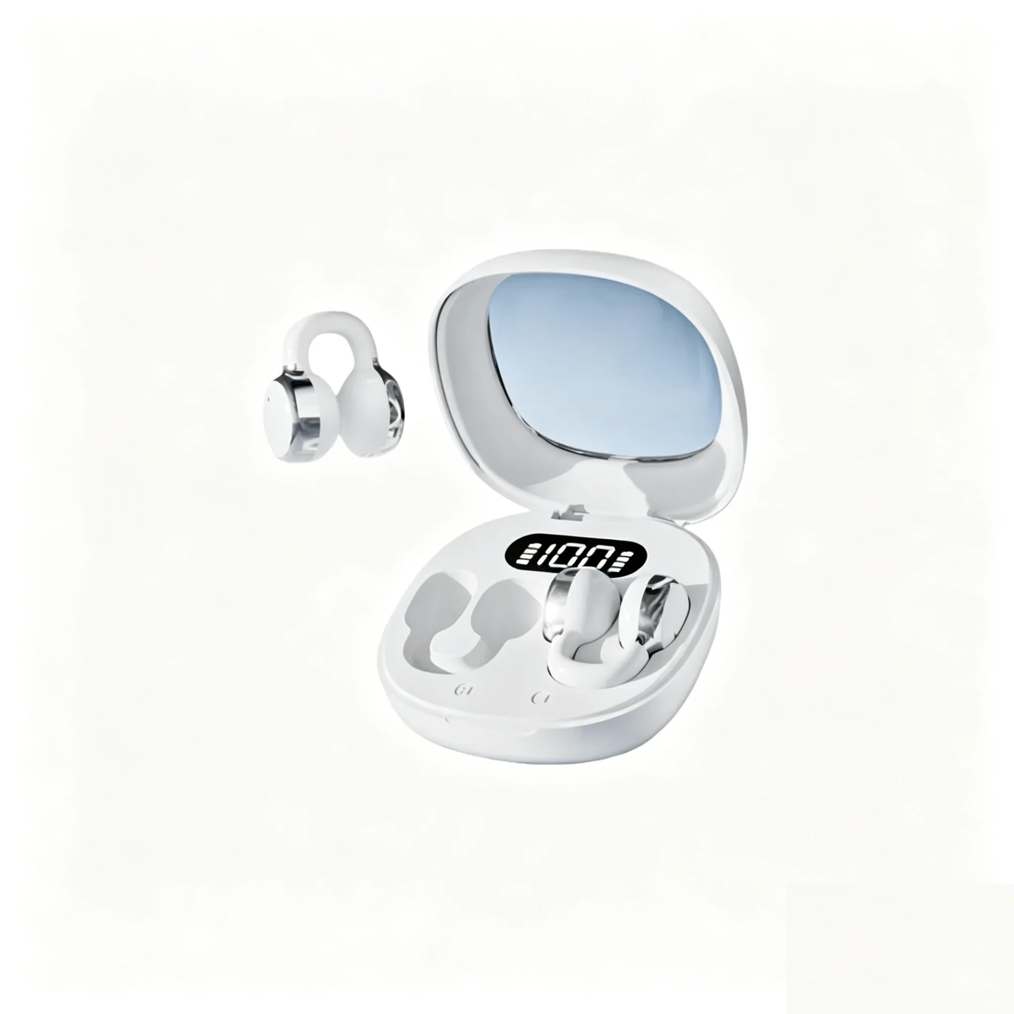 Wireless Ear Clip Bluetooth Headphones With Hifi Panoramic Audio_voghion.com
