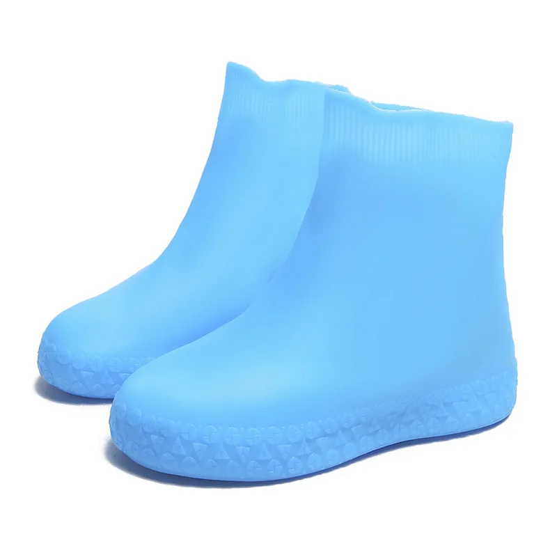 New Women Men Silicone Shoes Covers Short Slip-resistant Shoes Protector Rain Boots Water Shoes Accessories For Rainy Days AL78
