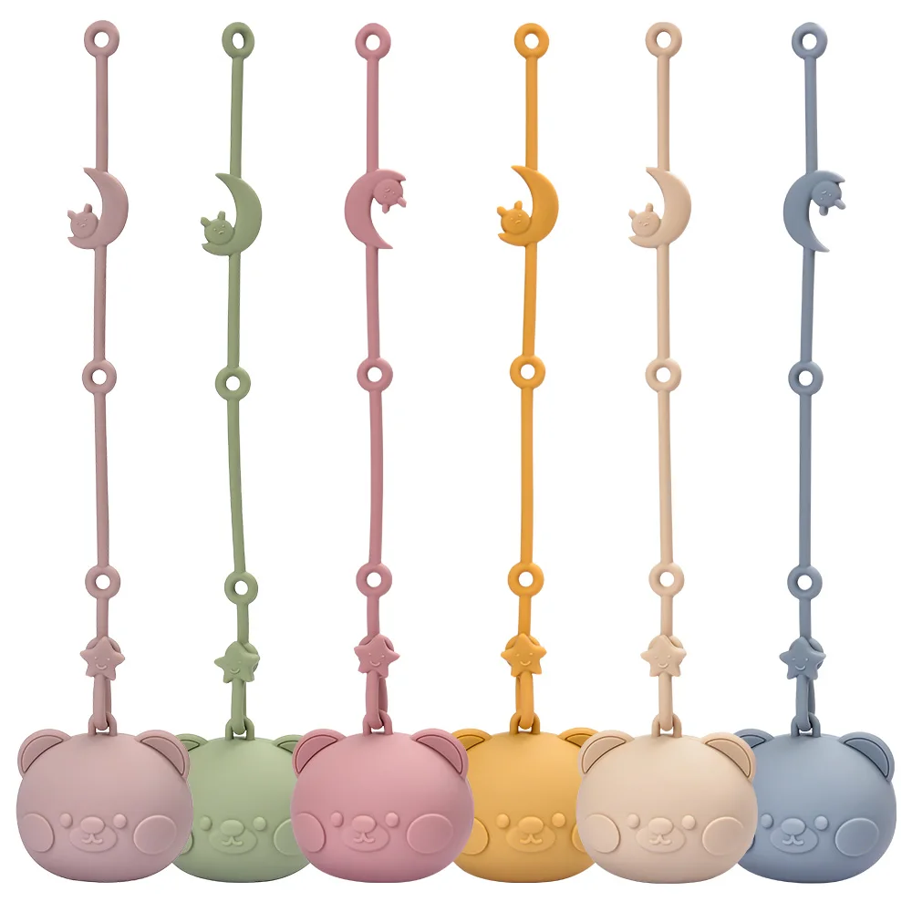 Pacifier Holder Baby BPA Free Food Grade Silicone Portable Soother Container Box Nipple Storage