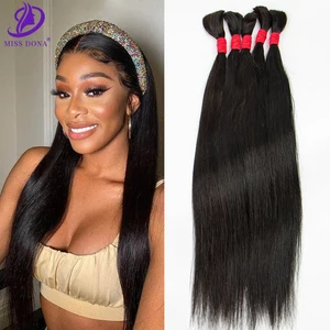 Human Hair Bulk Extension Straight Hair Extension Brazilian Human Hair Bundles Hair Salon Supply For Women Weaving