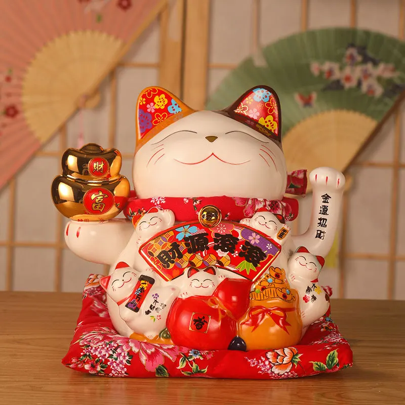 Lucky Cat Ornaments Store Opening Gifts Electric Shaking Hands Cat
