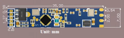 HLK-LD2410B FMCW 24G Smart Human Presence Status Sensing Radar Heartbeat Detection Sensor Module High Sensitivity DuPont Cable