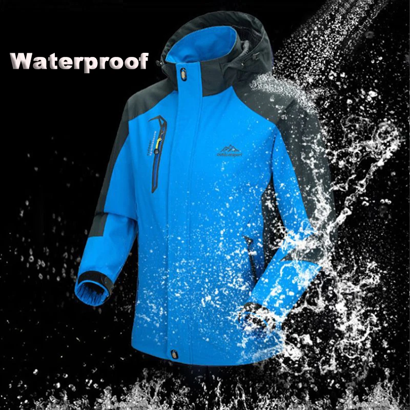 Oulylan Male Autumn Hiking Windproof Coat Work Fishing Waterproof Hooded Jacket Outdoor Men Trekking Sports Windbreaker