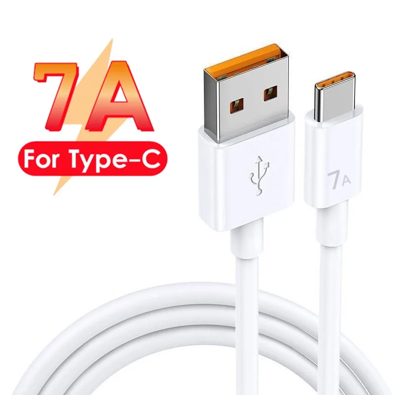 

Mobile Phone USB C Cable For Xiaomi redmi Samsung Huawei Andriod Type C Data Cable Cord USB Type C Cable 7A Fast Charging Wire