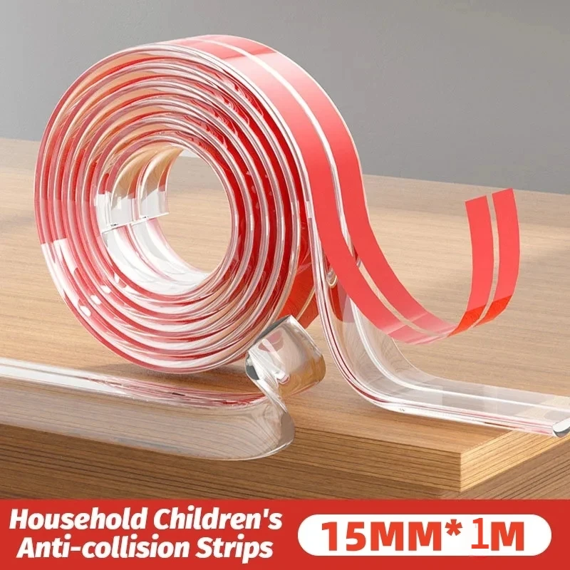 Transparent Child Safety Edge Protector - Soft Self-Adhesive Bumper Guard