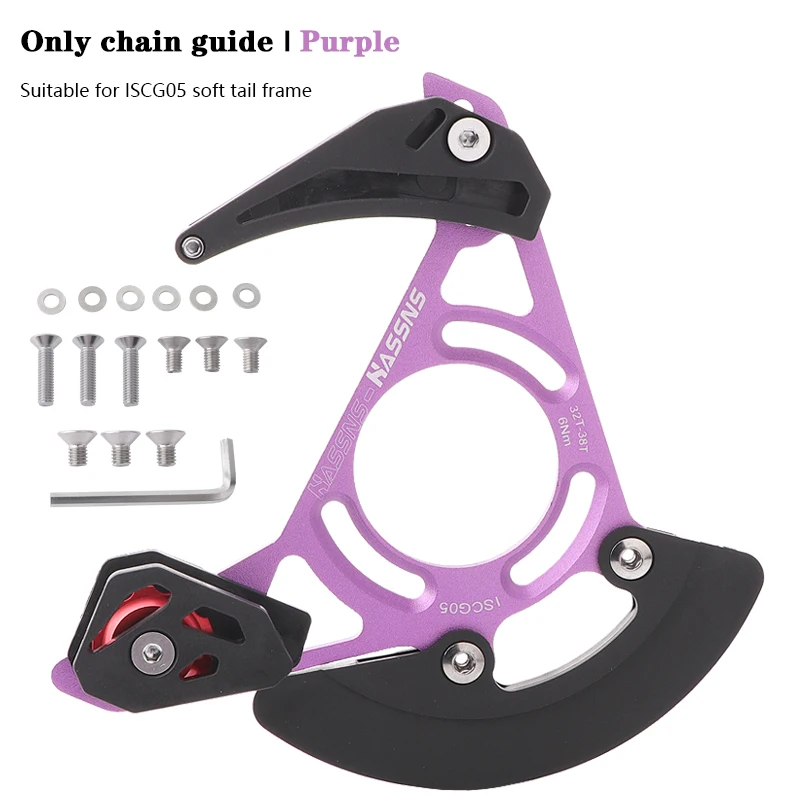 TFixol Guide-Chaîne de Vélo 32-38T Disque Unique 1X Système pour Vélo de Montagne Vélo de Route