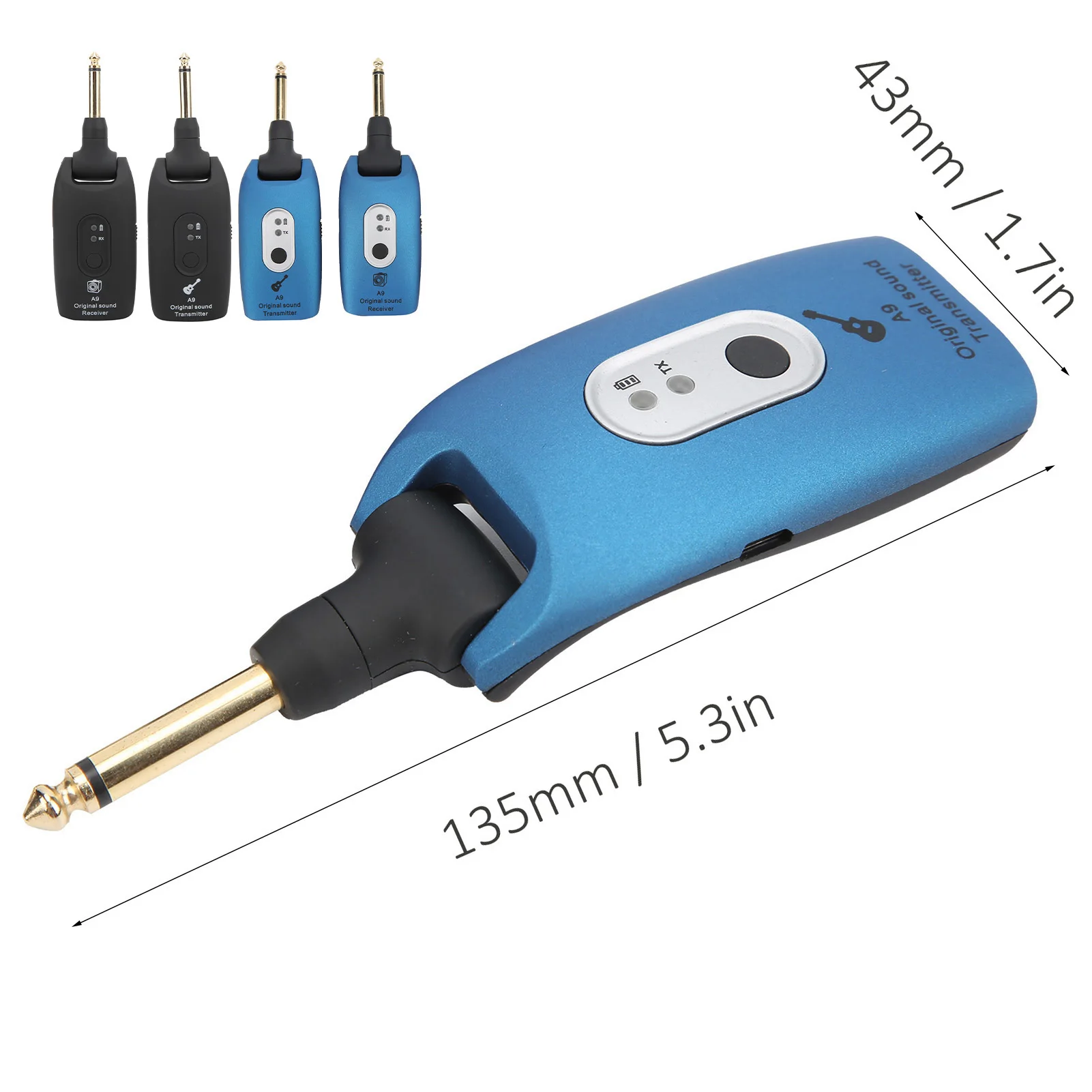 2.4GHz 무선 기타 수신기 기타 송신기 수신기 무선 시스템 A9 2.4GHz USB 케이블 악기 액세서리