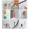 3/10PCS Adhesive Spray Bottle Hooks Wall Mounted Hanging Ring for Curtain Rod Holder Kitchen Storage Accessories Heavy Duty 3