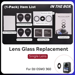 Lens Glass Replacement Kit with Aluminum Alloy Ring Mount (Single Lens Kit 1)