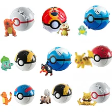 

Flip Pet Blast Pokemon Ball Pokemon Pokemon Deformation Ball Reversible Pokémon Elf Anime Christmas Present Pikachu Doll Gift