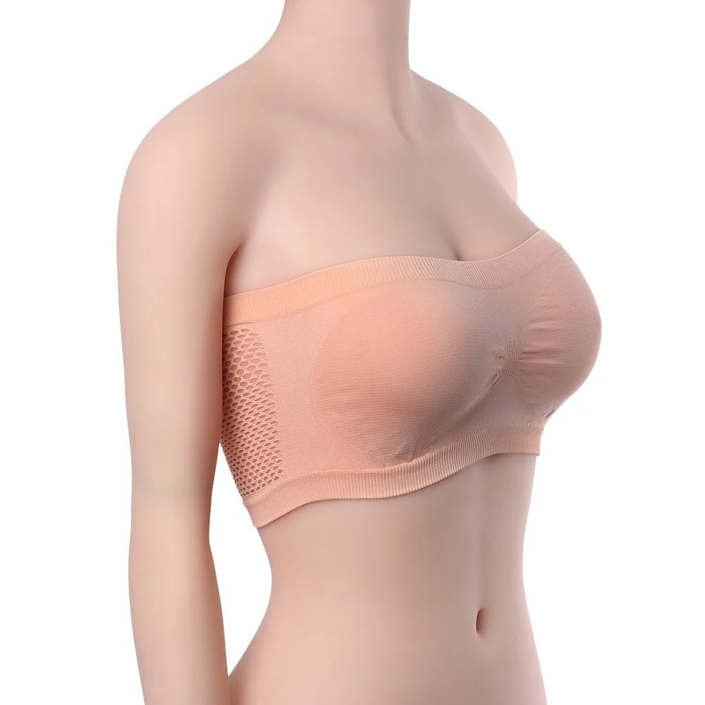 Women Lingerie Bra Ecoparty Women Seamless Strapless High Elastic Wrapped Invisible Strapless Chest Wraps Tube Tops women lingerie bra