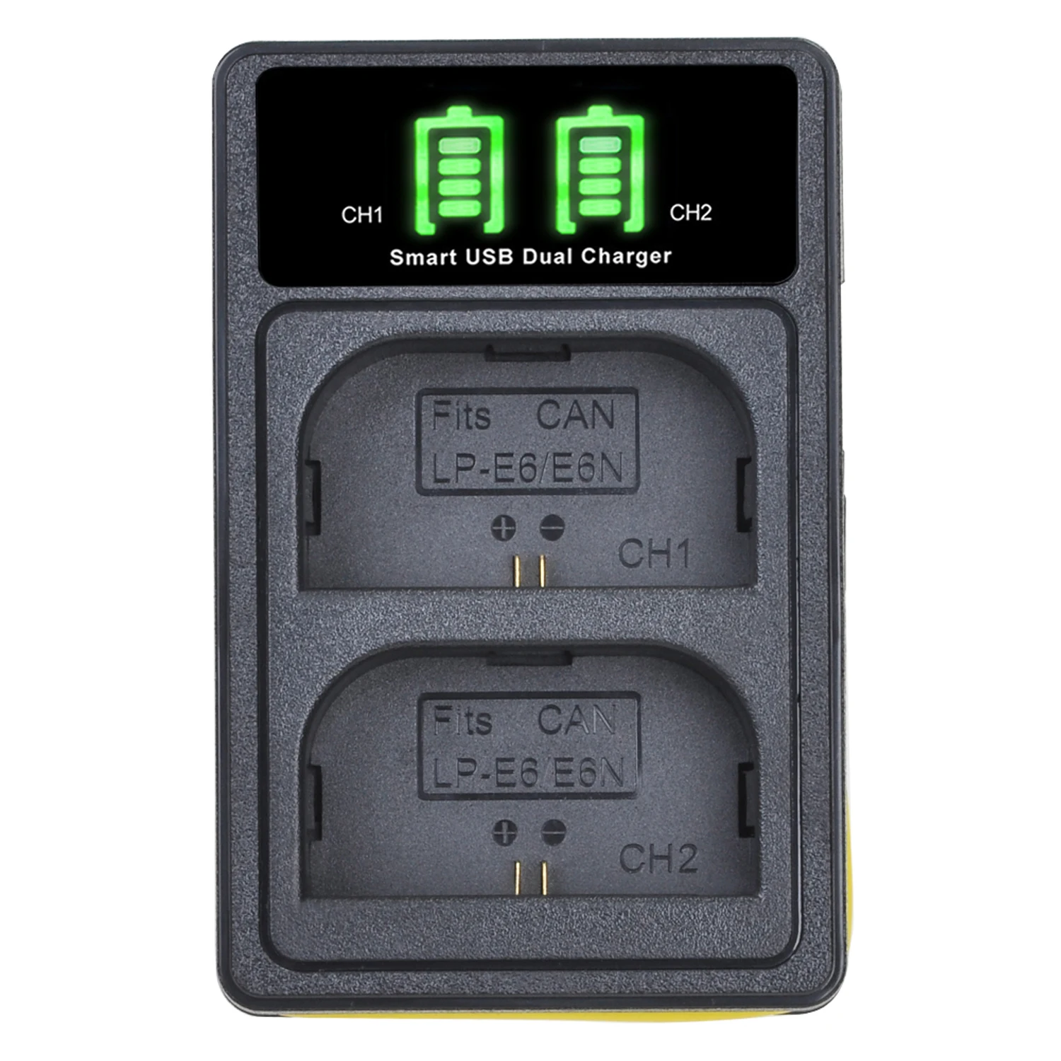 LP-E6 LPE6 LP-E6N Battery Charger For Canon EOS 5D Mark II III IV, EOS 5DS, 5DS R, 6D LCD Dual Charger Type C battery charger