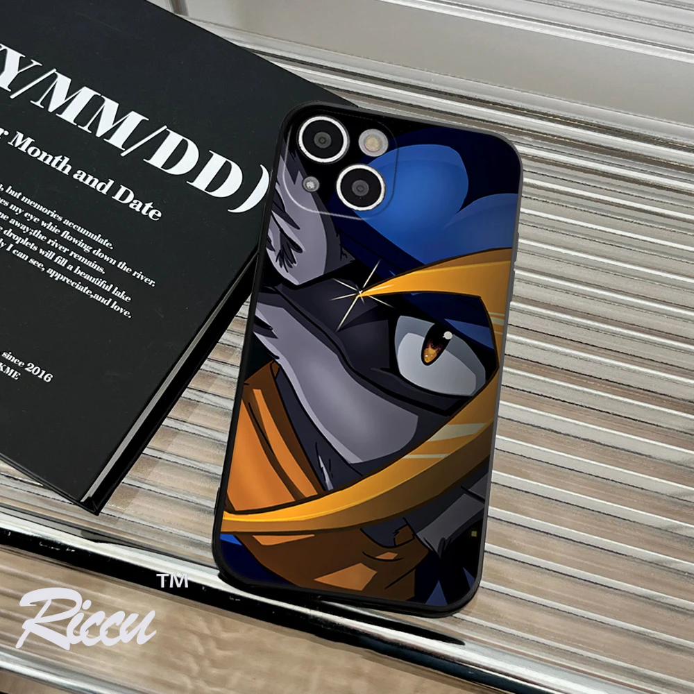 Riccu Cartoon Per Iphone 14 Sly Cooper Custodia Per Telefono Iphone 14 11 12 Pro 8 7 Plus X 13 Pro Max Se2020 6 Plus Xr Xs 13 Cover
