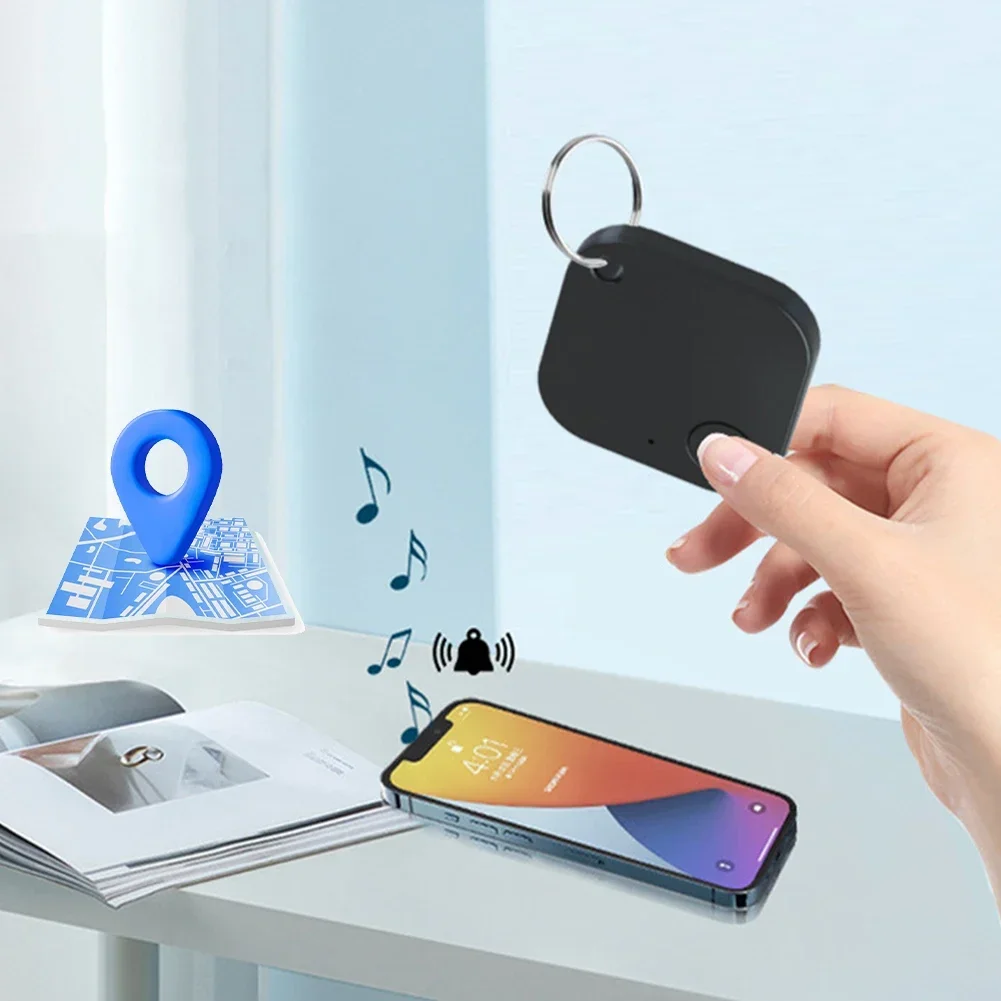 Bluetooth Tracker Smart Tracker 1Pc Mini Portable Smart Pets Locator Bluetooth 5.0 Anti-Lost Location Tracker Collar