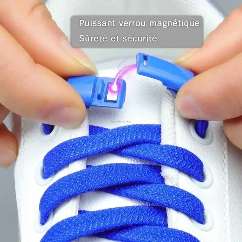 Shoelaces Without Ties Elastic Shoelaces for Sneakers Kids Adult