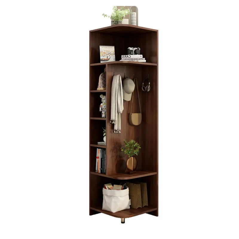 Corner Cabinet Bedroom Floor-to-ceiling Household Storage Shelf