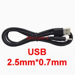 Universal USB A to DC Power Adapter Cable - Multi - Size Connector Charger Cord (2.5mm - 0.7mm)