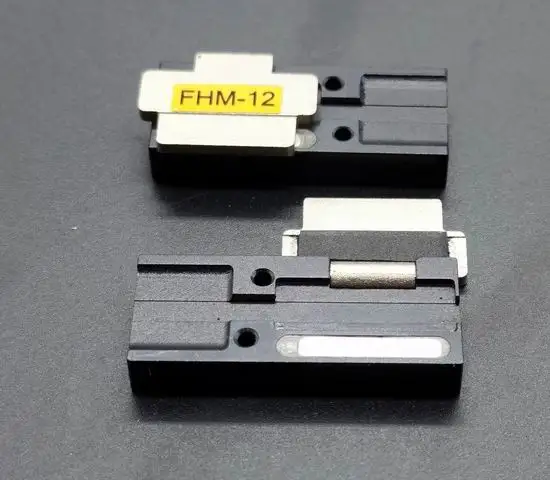 Made In China Fiber Holder FHM-12 For Ribbon Fiber Fusion Splicer T-66 T-81M T-82M T-71M 12 Core Ribbon FIber Clamp A Pair