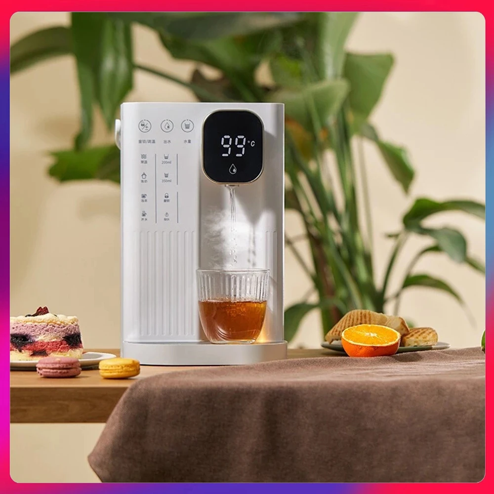 2.8L Portable Water Heater Water Pump Desktop Instant Heat Water Dispenser  LCD Screen Digital Household Electric Kettle - AliExpress