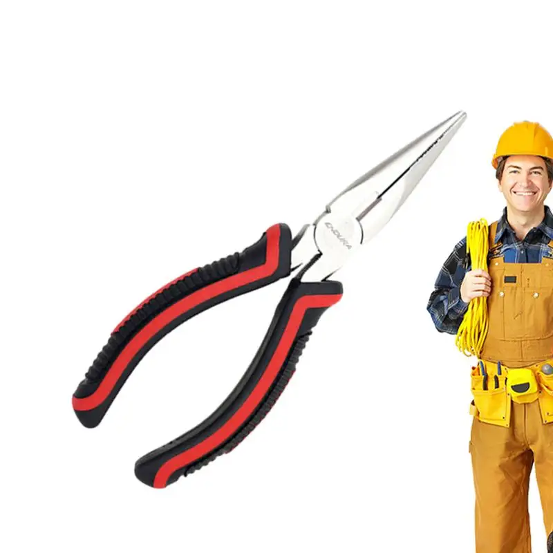 

Щипцы для резки проволоки, противоскользящие стандартные щипцы с диагональными иглами, 6,5дюймовые профессиональные щипцы из легированной стали для электрических проводов