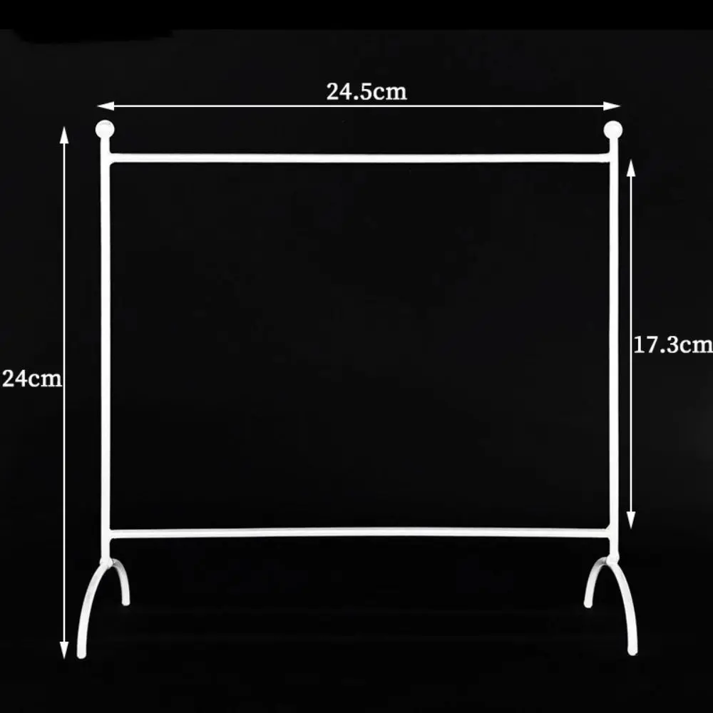 Iron Doll Clothes Rack White Black Mini Organizer