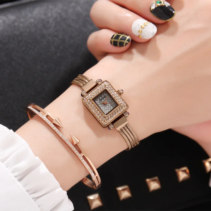 Top Julius Mini Lady Women's Watch Japan Quartz Elegant Fashion Hours Clock Dress Bracelet Chain School Girl's Birthday Gift 5