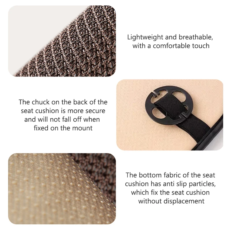 이브로 카시트 쿠션 커버 통기성 아이스 실크 소프트 매트 S400 S700 S800 오모다 5 C5 자쿠 J7 J8