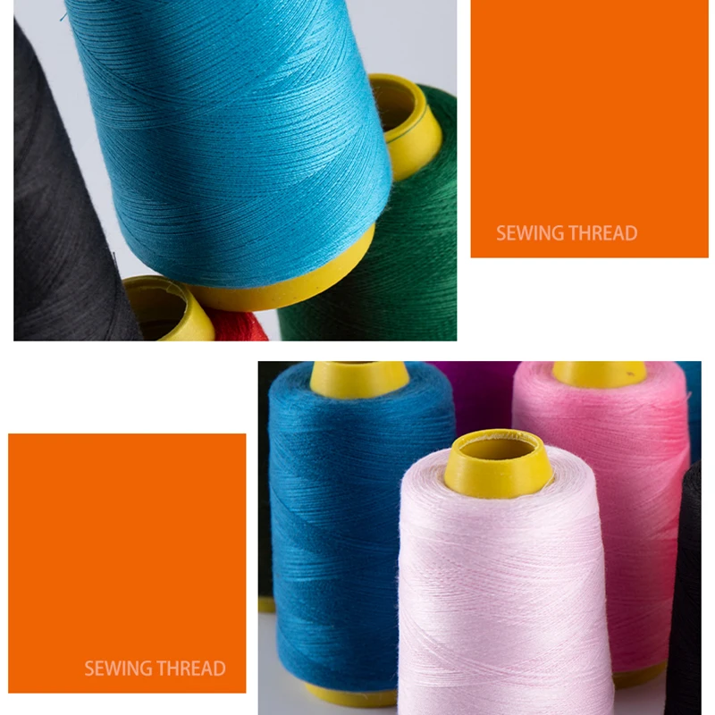 High-Quality Durable Polyester Sewing Thread - 1300 Yards for Professional Embroidery and Home Needlework