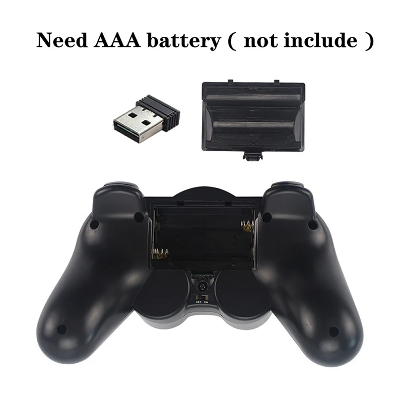 2.4GHz Wireless Gamepad For PC Laptop PS3 USB Game Controllers Joystick For Android TV Box Raspberry Pi 4 3 Retropie Joypad