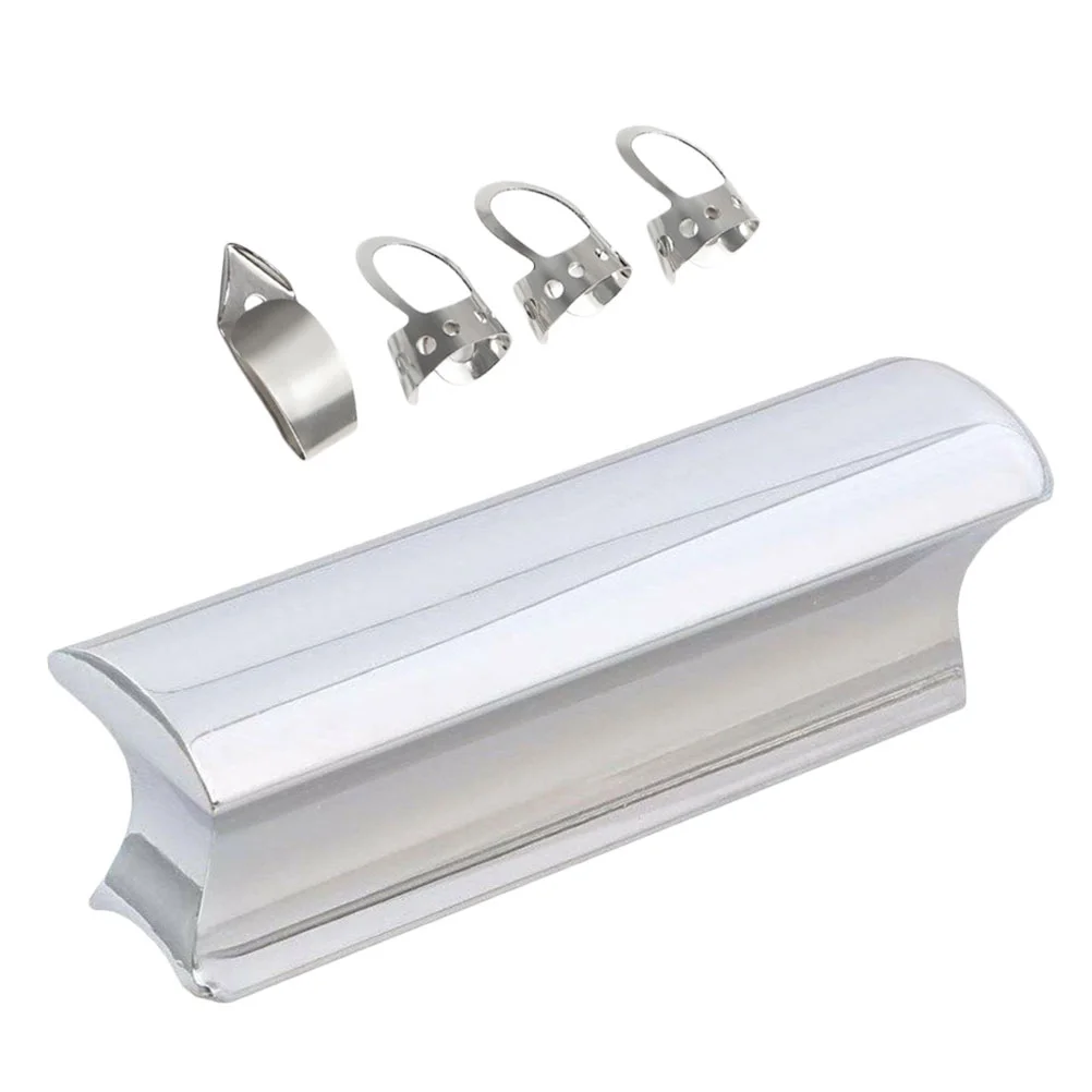 Chitarra Slide Bar Tone Steel Electric Stainless Tonebar Pick Dobro Accessori Forniture Pedale Slides Lap Slider Tools Finger