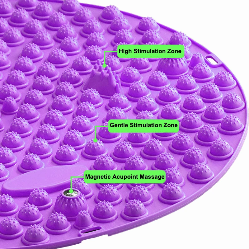 Foot Training Acupressure Mat Massage Muscle Relaxation Board Round Exercise Mat Fitness Foot Acupuncture Physiotherapy Yoga - Image 4