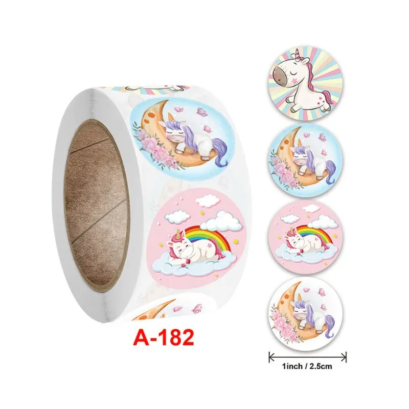 Cartoon Unicorn Stickers 500pcs
