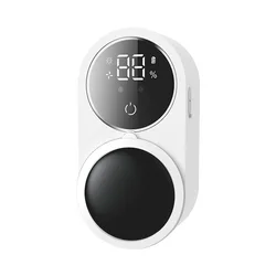 Compact Rechargeable Travel Toothbrush Sanitizer with UV Protection and Charge Display (WHITE)