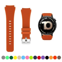 Sport Silicone Bracelet Band for OnePlus Watch - 22mm Strap, Enhanced Comfort and Style (Apricot orange 20)
